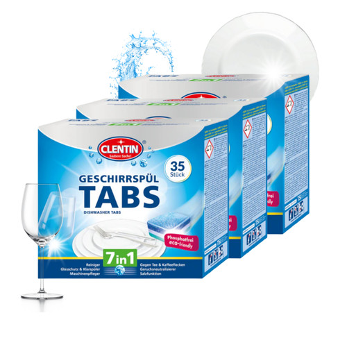 Clentin geschirrspültabs - geschirrspültabs, 35