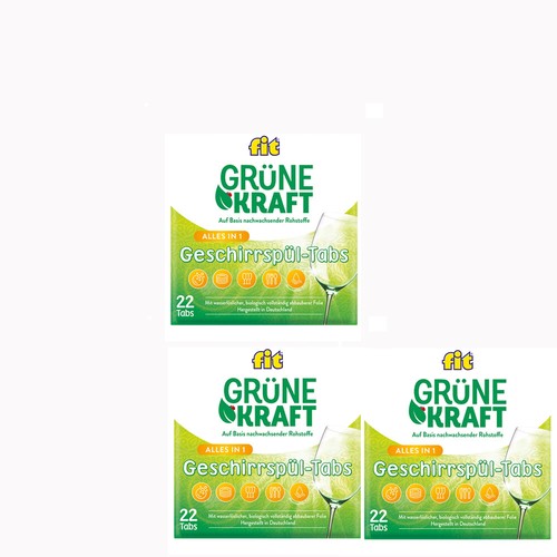 3x440g fit grüne kraft - grüne,